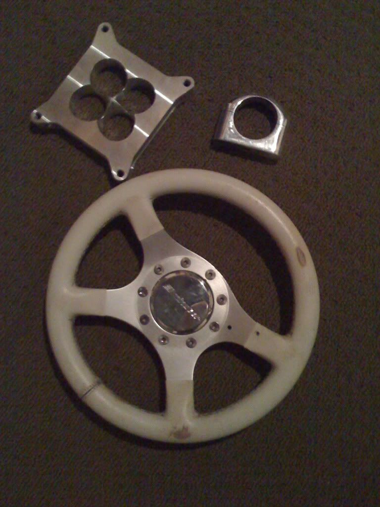 Steering wheel & carb spacer Performance Boats Forum