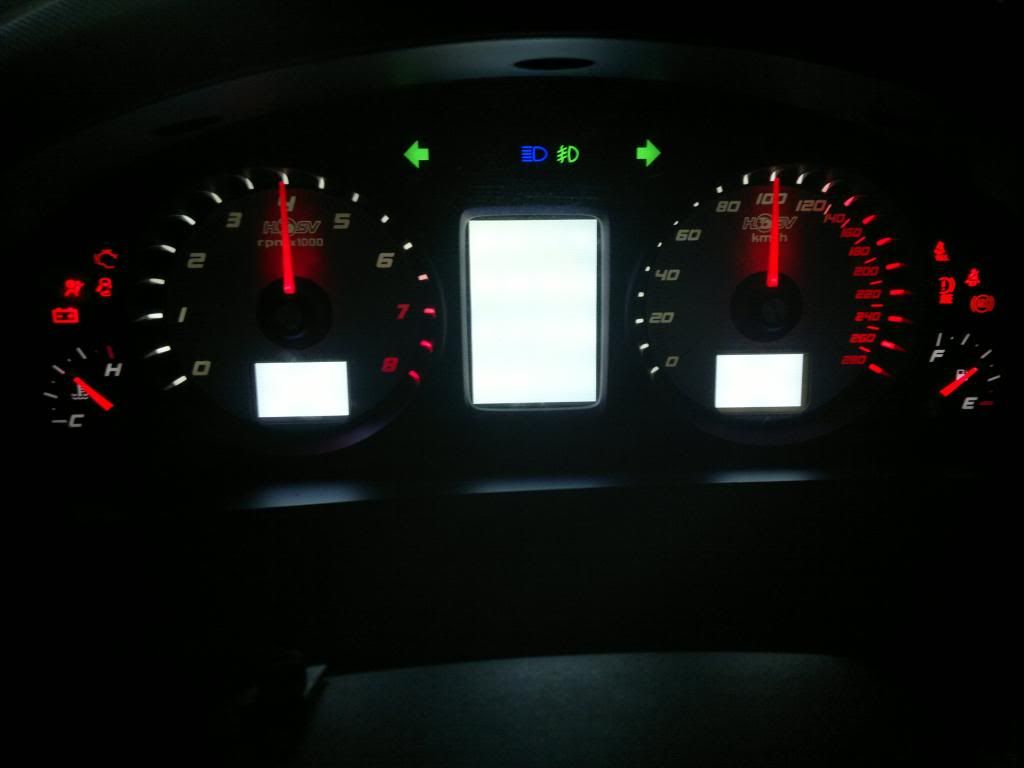 Dash lights Just Commodores