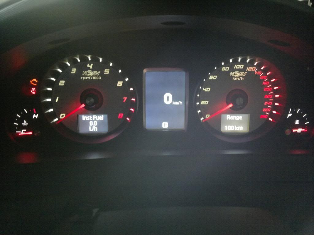 Dash lights Just Commodores