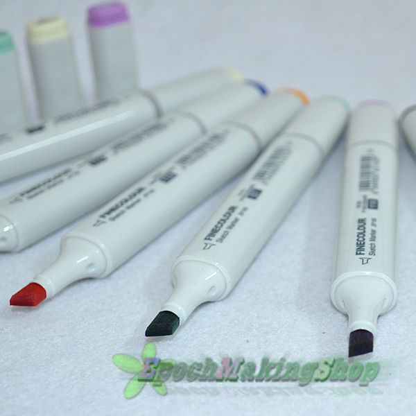 FINECOLOUR PRO Sketch Marker Pen 192color set highly costeffective