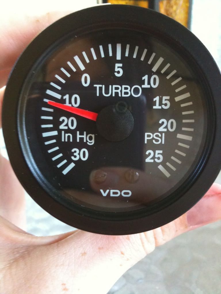 Installed Boost Gauge idling at 30 VW Vortex Volkswagen Forum