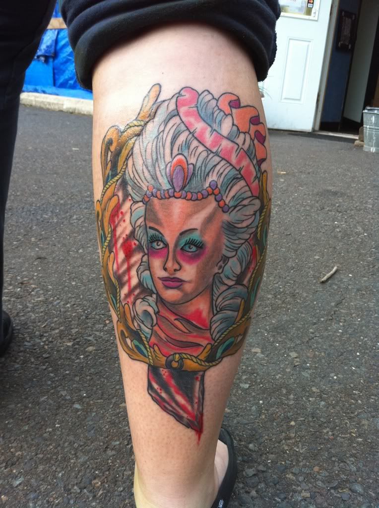 freshly completed leg tattoo photo Submitted by inelegant x on Thu051211