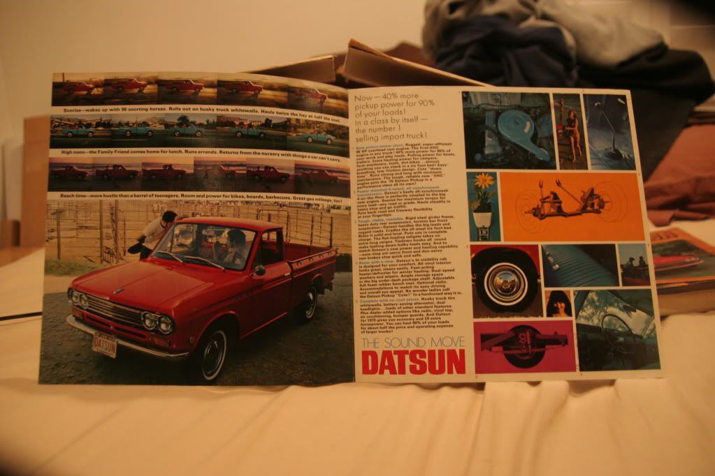 Datsun brochures/ads/window stickers/manuals - Datsun Parts For Sale