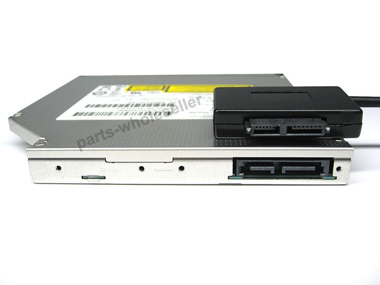 USB Convert Adapter Cable for 6 7 13pin Laptop SATA Optical Drive CD