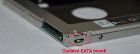 SATA 2nd HDD HD Hard Drive Caddy Case for 9.5mm Universal Laptop CD / DVD-ROM -3
