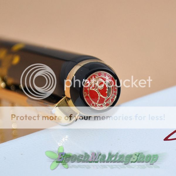 PICASSO 998 French Romantic Couple Shining Yellow Gild FOUNTAIN PEN