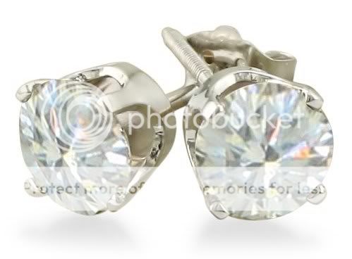 Diamond Stud Earrings set
