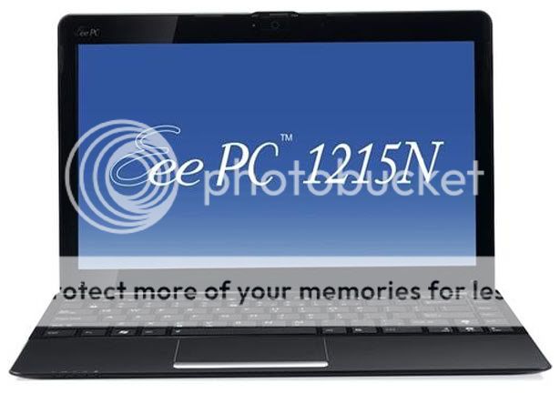 ASUS Eee PC Seashell 1215N-PU17-BK 12.1-Inch Netbook