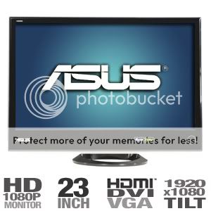 Asus ML238H 23" Widescreen LED Monitor