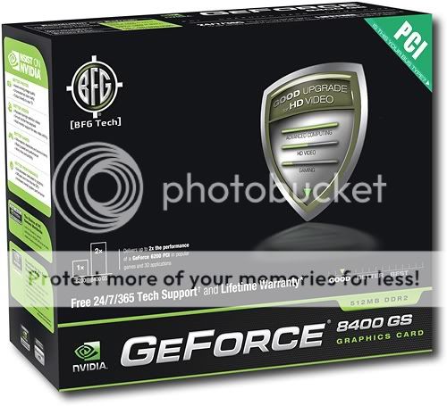 BFG NVIDIA GeForce 8400GS 512MB 