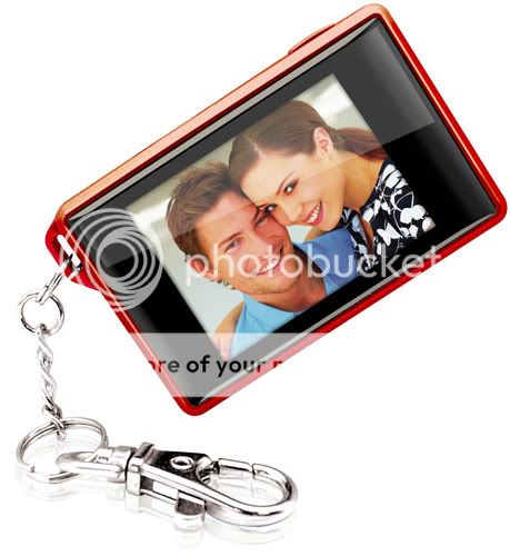 Coby Red 1.8" Digital Photo Keychain