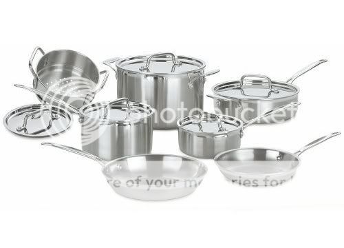 Cuisinart MCP-12 MultiClad Pro Stainless Steel 12-Piece Cookware Set