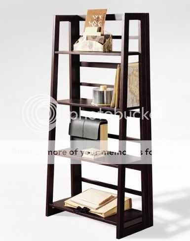 Dolce Dark Walnut Folding Bookcase