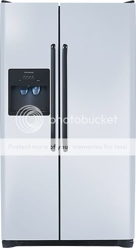 Frigidaire - 26.0 Cu. Ft. Side-by-Side Refrigerator