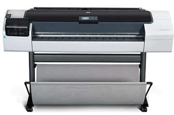 HP T1200 CK834A Designjet Color Inkjet Printer