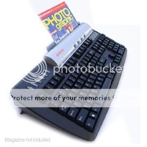 KeyScan KS810-P Color Document Scanner PC Keyboard