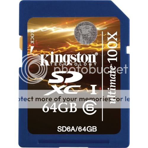 Kingston 64GB Secure Digital Extended Capacity Card