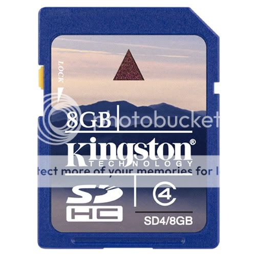 Kingston 8GB SDHC Card