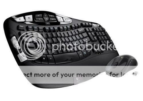 Mk550 Wireless Wave Combo with Keyboard and Laser Mouse