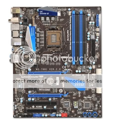 MSI P67A-GD65 Intel P67 Motherboard