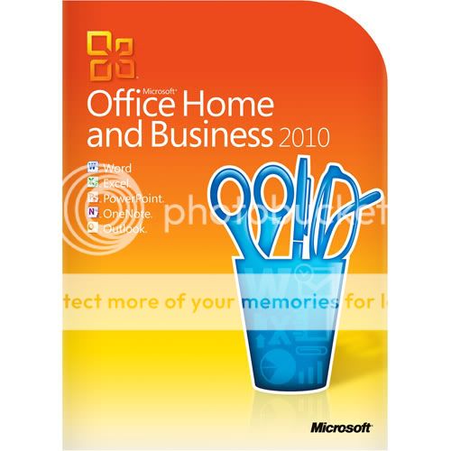 Microsoft Office Home and Business 2010 Traditional Disc