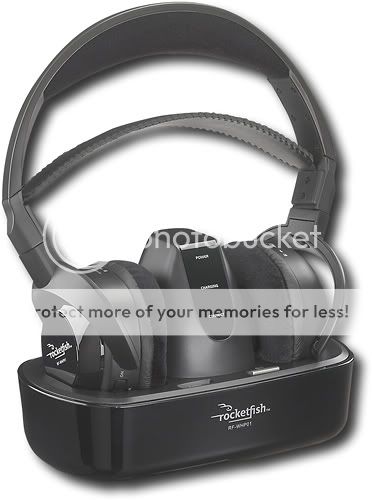 Rocketfish RF-WHP01 Wireless Over/Ear Stereo Headphones