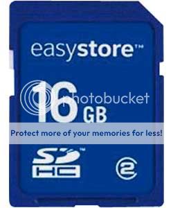 Sandisk 16GB EASYSTORE Secure Digital High Capacity Card