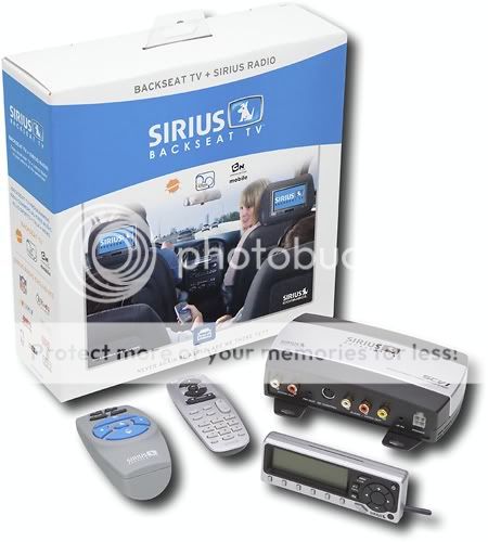 Sirius SCV1 SiriusConnect Backseat TV Tuner Kit