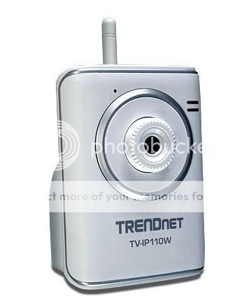 TRENDnet TV-IP110W Wireless Internet Camera Server