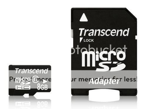 Transcend 8 GB microSDHC Class 6 Flash Memory Card
