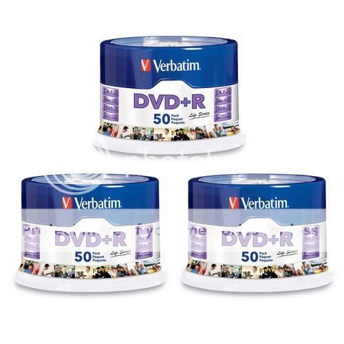 Verbatim DVD+R Life Series 150 pack