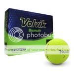 Volvik Bismuth Yellow Custom Logo Golf Balls