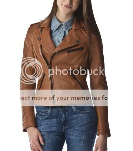 William Rast for Target® Leather Jacket in Brown