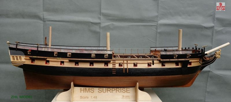 Full Rib Scale 1:75 Model Ship Long Boat Wooden Model Ship Kit HMS surprise 7501 