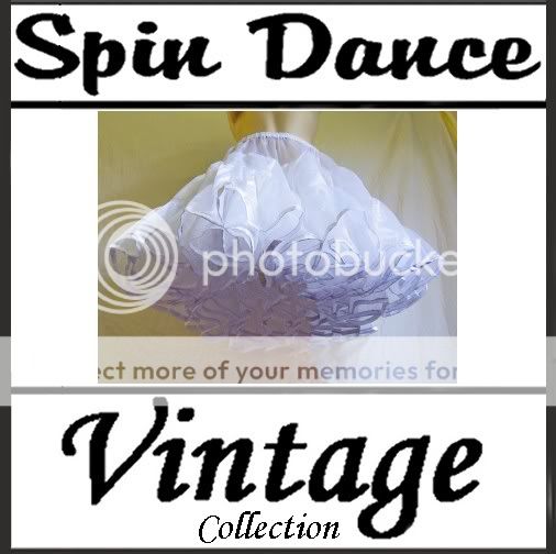 50s Vintage Style Rock n Roll Dancing Petticoat Skirt  
