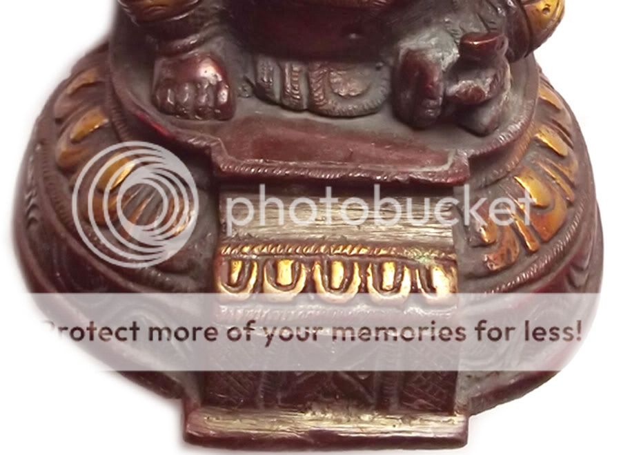 Hindu lord son of Shiva Ganesh brass statue (GN 152)  