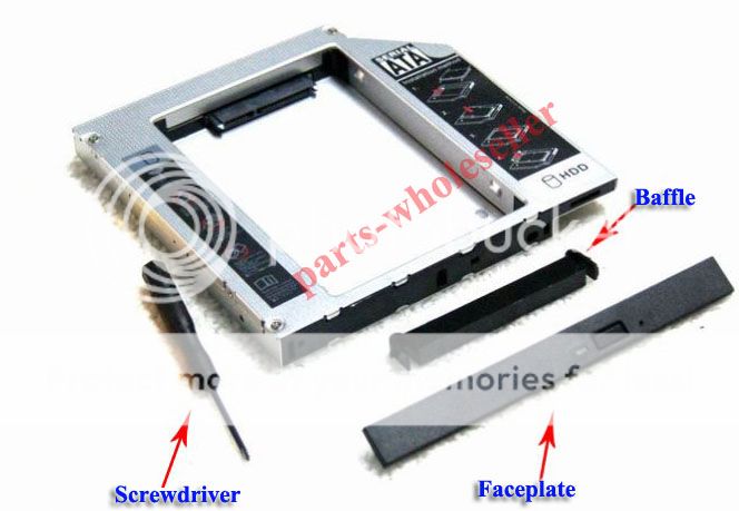 SATA HDD Hard Drive Caddy Adapter for Asus K43SJ replace DVDRAM GT34N