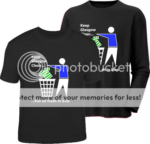 KEEP GLASGOW CLEAN funny football rangers t shirt S 6XL  