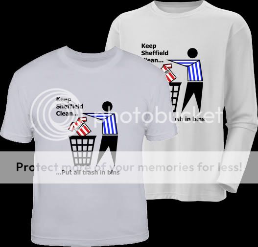 KEEP SHEFFIELD CLEAN funny football wednesday t shirt  