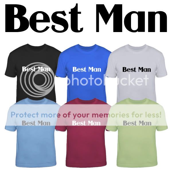 BEST MAN wedding stag night bachelor party T Shirt  